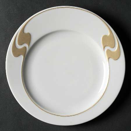 Gold Structure Bread & Butter Plate