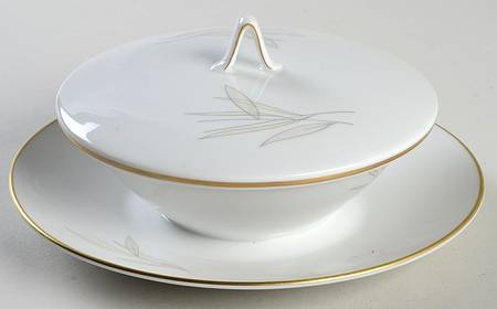 Grasses Round Covered Butter