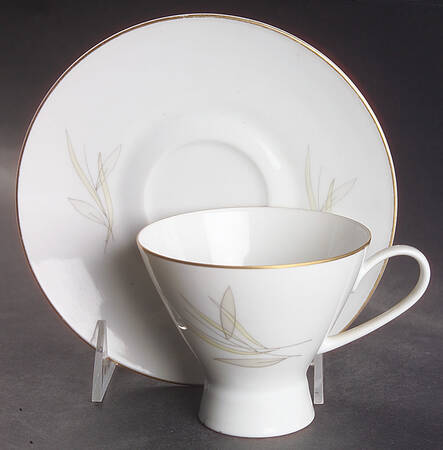 Grasses Footed Cup & Saucer Set