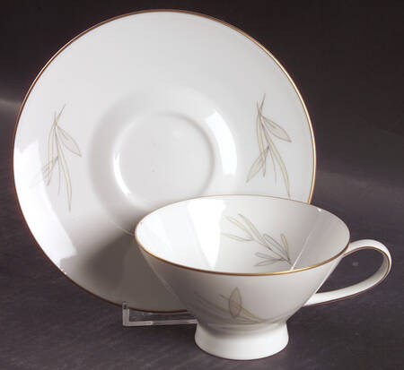 Grasses Footed Cup & Saucer Set