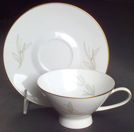Grasses Footed Cup & Saucer Set