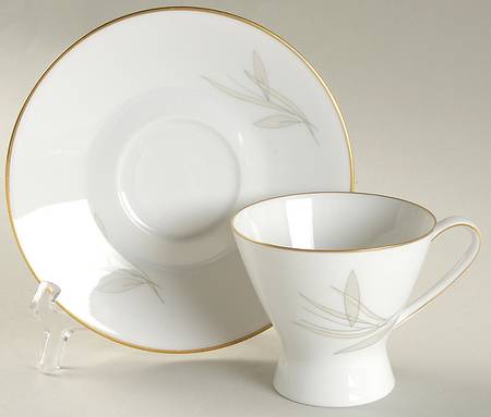 Grasses Footed Cup & Saucer Set