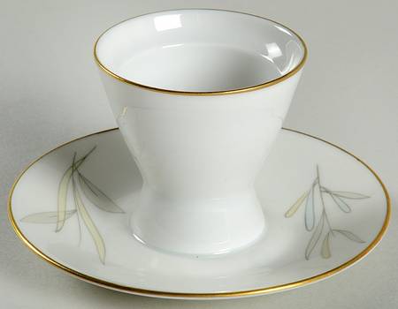 Grasses Egg Cup with Attached Underplate