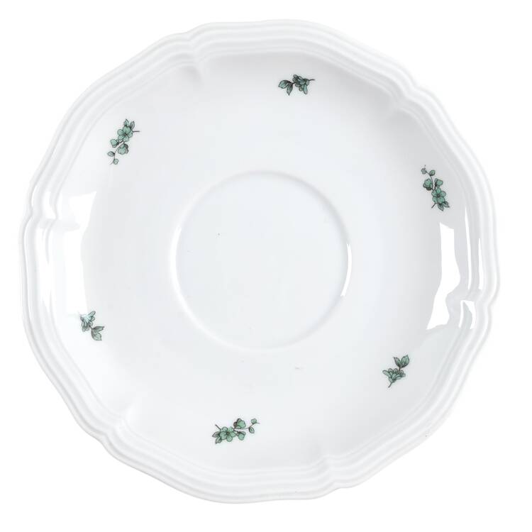 Green Bloom (No Trim) Saucer for Cream Soup Bowl by Rosenthal - Continental