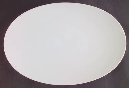 Gropius White 13" Oval Serving Platter