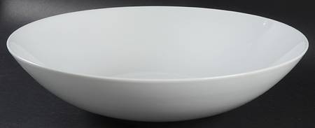 Gropius White 13" Large Salad Serving Bowl