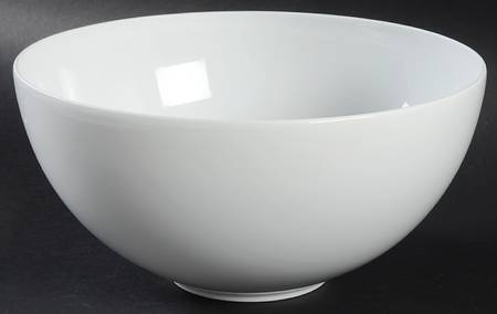 Gropius White 7" Round Vegetable Bowl