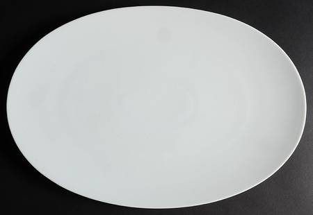 Gropius White 15" Oval Serving Platter