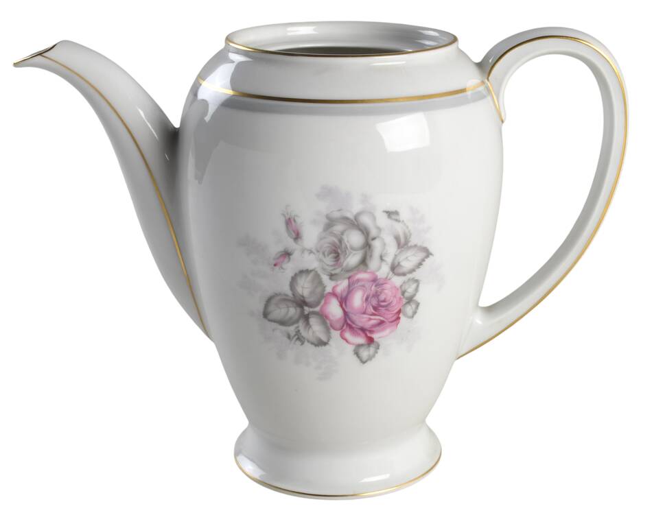 Gray Dawn Gold Coffee Pot No Lid