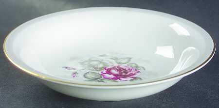 Gray Dawn Gold Rim Fruit/Dessert (Sauce) Bowl