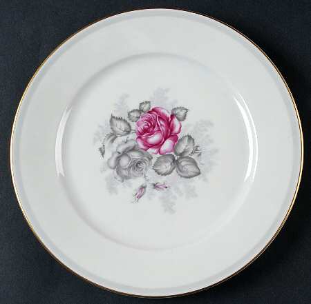 Gray Dawn Gold Salad Plate