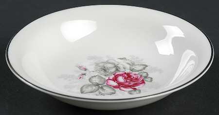 Gray Dawn Platinum (Gray Band) Fruit/Dessert (Sauce) Bowl
