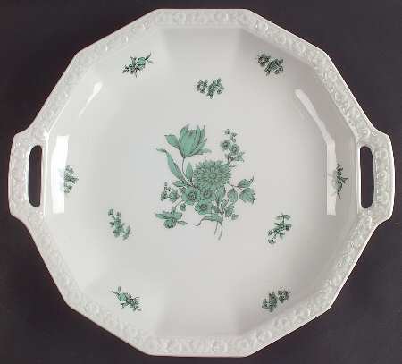 Greenhaven Handled Cake Plate