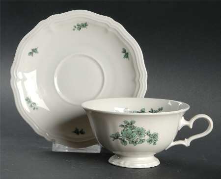 Greenbriar Footed Cup & Saucer Set