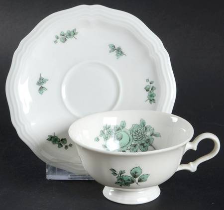 Greenbriar Footed Demitasse Cup & Saucer Set