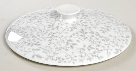 Gray Fern Lid for Round Vegetable