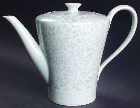 Gray Fern Coffee Pot & Lid