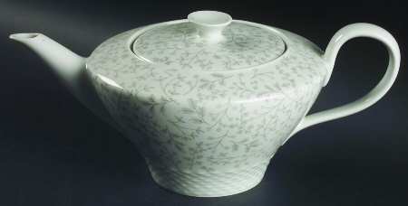 Gray Fern Teapot & Lid