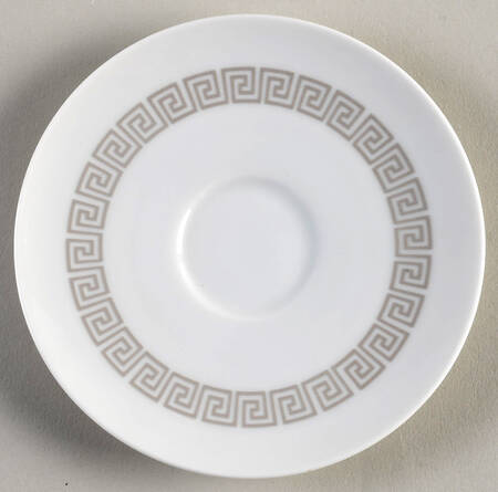 Greek Key Saucer for Demitasse Cup