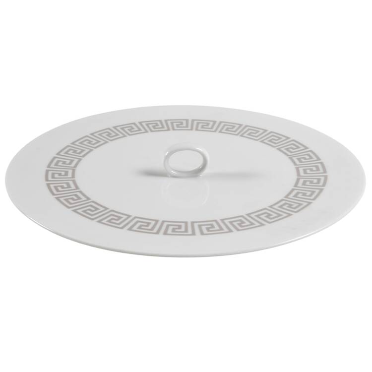 Greek Key Lid for Rd Covered Vegetable W/RV9 Base