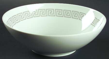 Greek Key 8" Round Vegetable Bowl