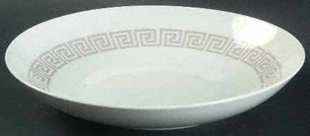 Greek Key Coupe Soup Bowl