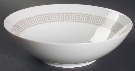 Greek Key Individual Salad Bowl