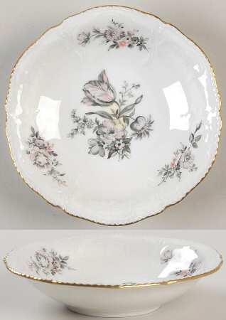 Grey Rose Fruit/Dessert (Sauce) Bowl