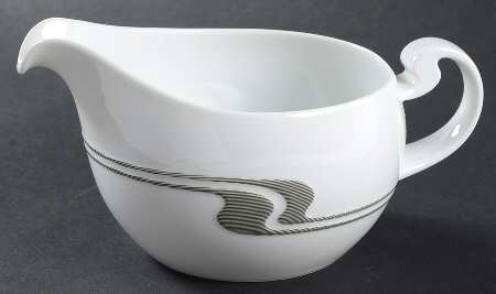 Grey Structure Gravy Boat