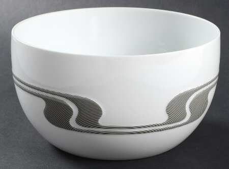 Grey Structure 6" Round Vegetable Bowl