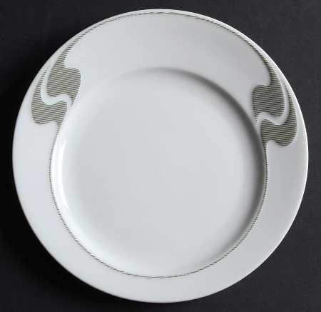 Grey Structure Bread & Butter Plate