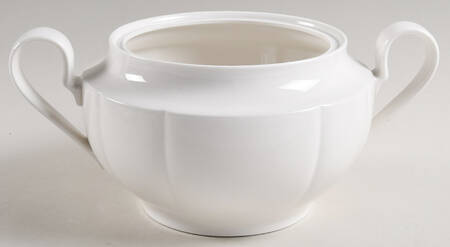 Grace White Round Vegetable No Lid