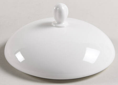 Grace White Lid for Round Vegetable