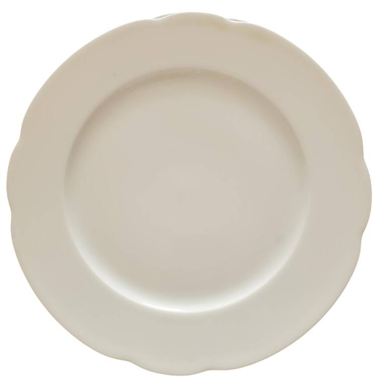 Grace White Dinner Plate
