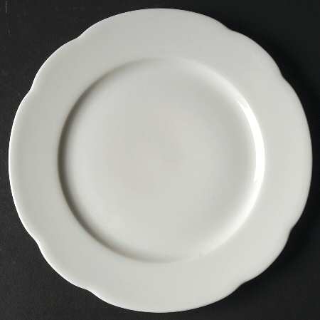 Grace White Bread & Butter Plate