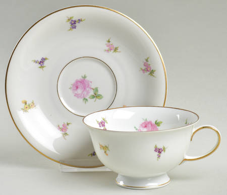 Hillside Footed Cup & Saucer Set