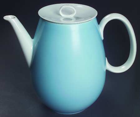Ice Blue Coffee Pot & Lid