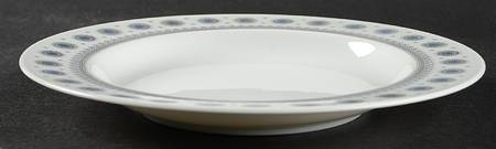 Ice Blossom Large Rim Soup Bowl