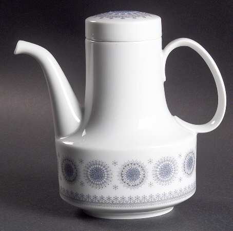 Ice Blossom Mini Coffee Pot & Lid