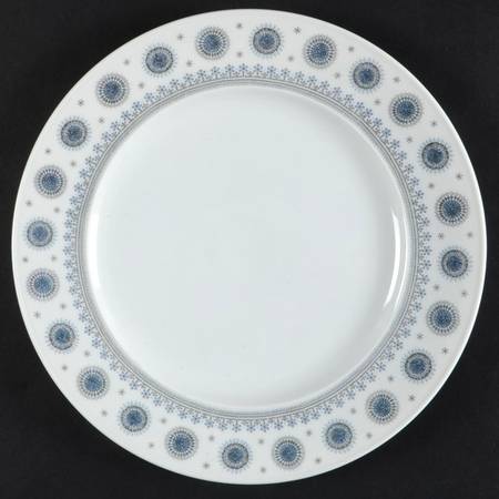 Ice Blossom Luncheon Plate