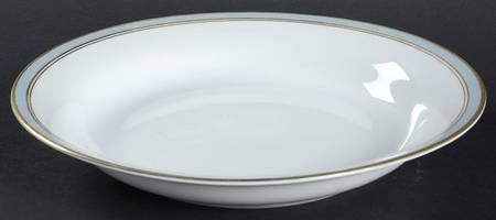 Ice Blue Coupe Soup Bowl