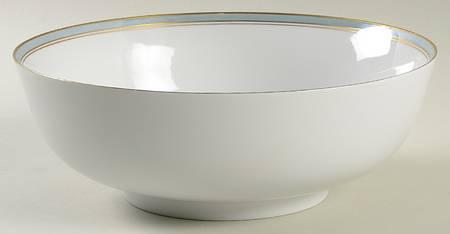Ice Blue 8" Round Vegetable Bowl