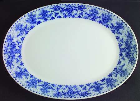 Idyll Cobalt Blue 11" Oval Serving Platter