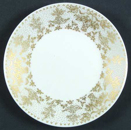 Idyll Gold Dessert/Pie Plate