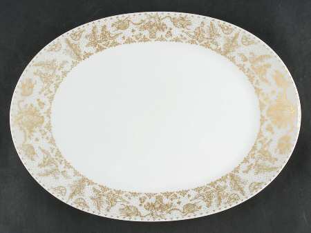Idyll Gold 13" Oval Serving Platter