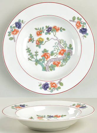 Indian Tree Rim Soup Bowl