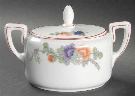 Indian Tree Sugar Bowl & Lid