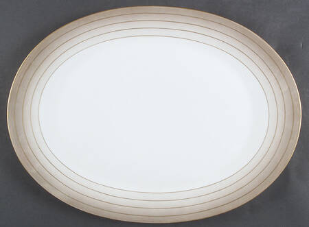 Iris (Classic Modern) 15" Oval Serving Platter