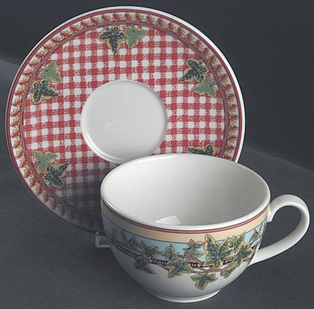 Ivy Leaves Passion Jumbo Cup & Saucer Set  (R IVLP)