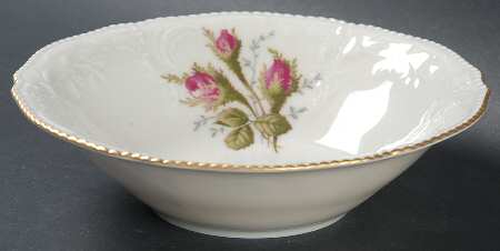 Ivory Rose Coupe Cereal Bowl